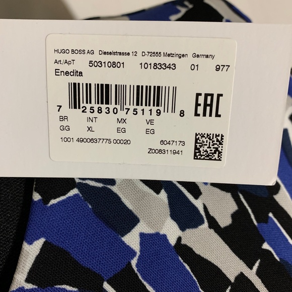 Hugo Boss Blue Enedita Dress - Picture 4 of 5